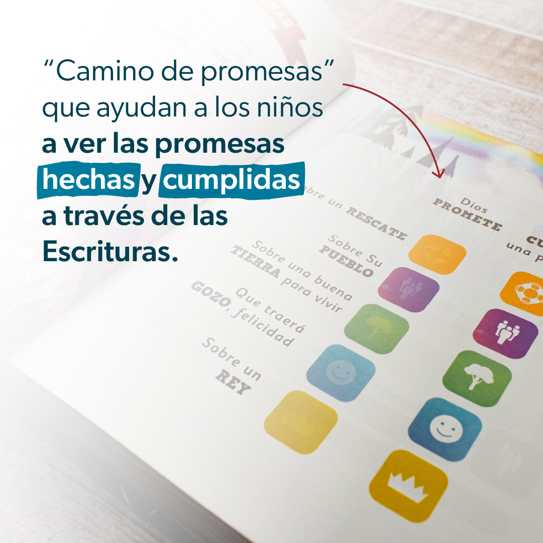 Las grandes promesas de Dios: Biblia de historias para niños